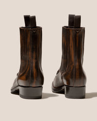 AGULLA - Square-Toe Braided Detail Chelsea Boot