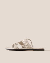 LINA WOVEN - Strappy Toe-Post Sandal