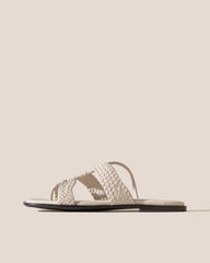 LINA WOVEN - Strappy Toe-Post Sandal