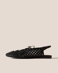 SARDANA - Lace-up Woven Slingback Sandal
