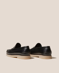 NOMBELA RUBBER VEG TAN - Interwoven Detail Slip-On Loafer