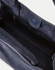 Veronica Beard Dash Bag in Navy Seude