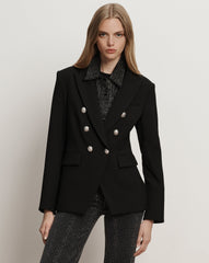 Slate Rhinestone Embellished Dickey in Black Denim Washed Onxy