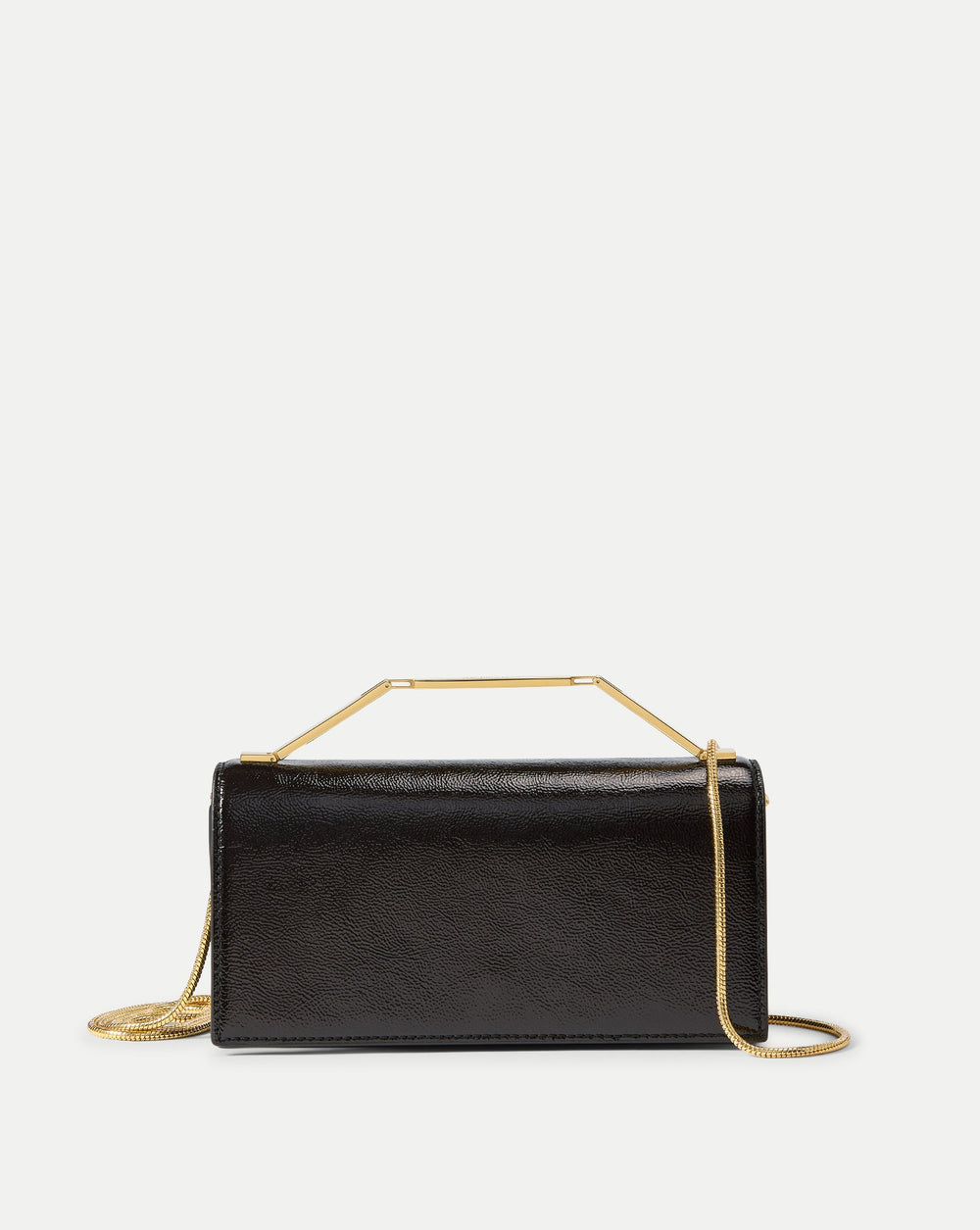 Barre Leather Clutch in Black