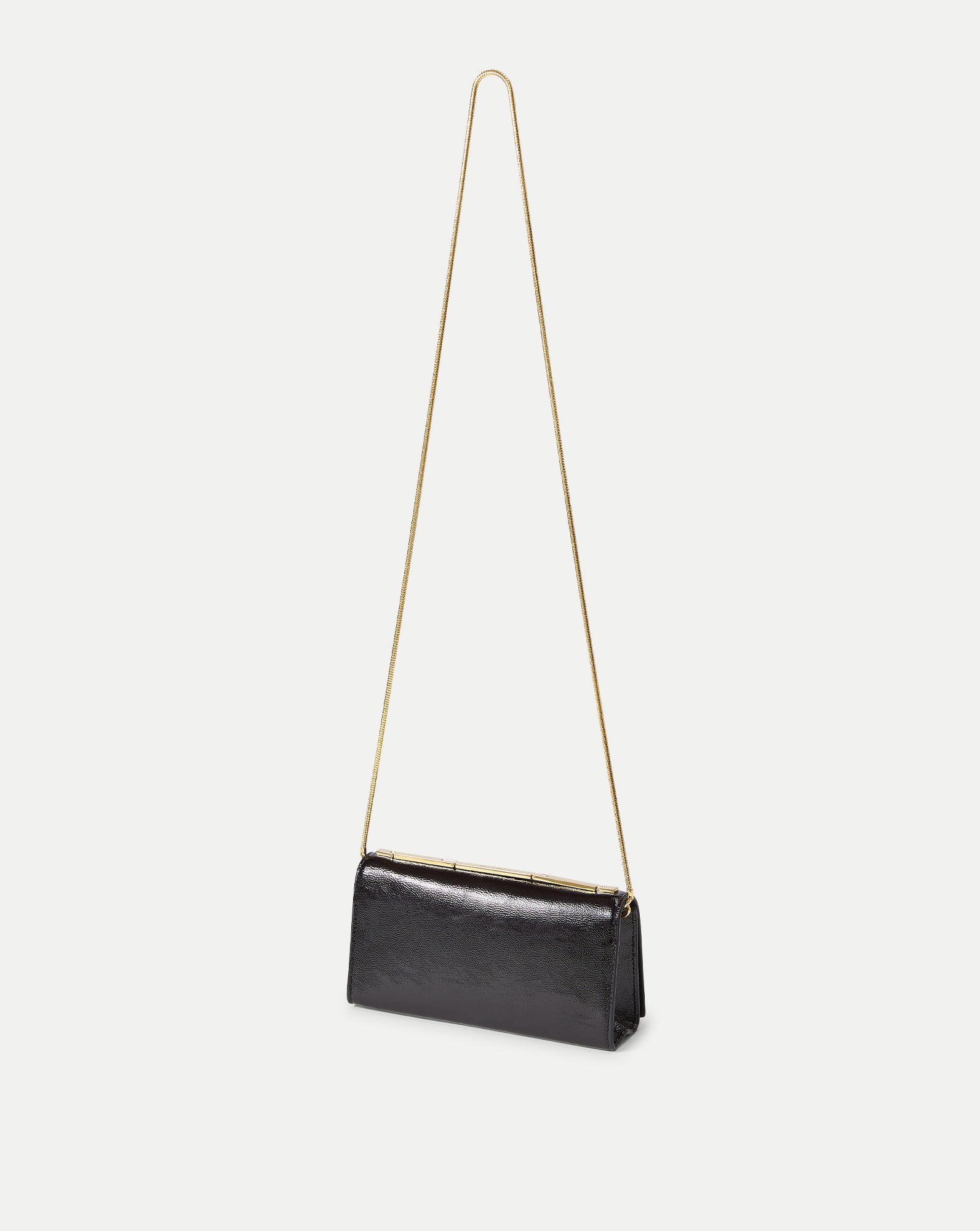 Barre Leather Clutch in Black