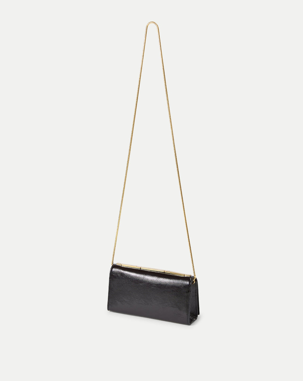Barre Leather Clutch in Black