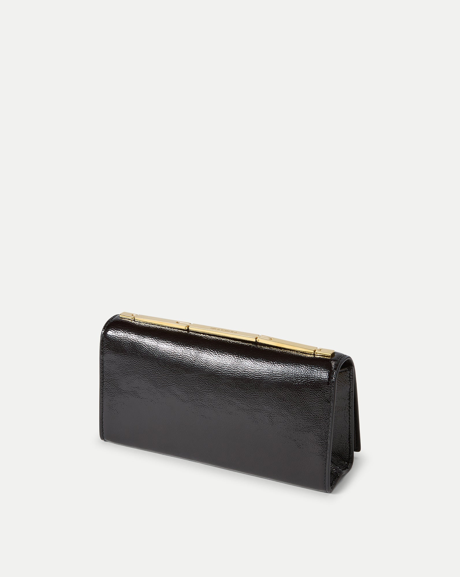 Barre Leather Clutch in Black