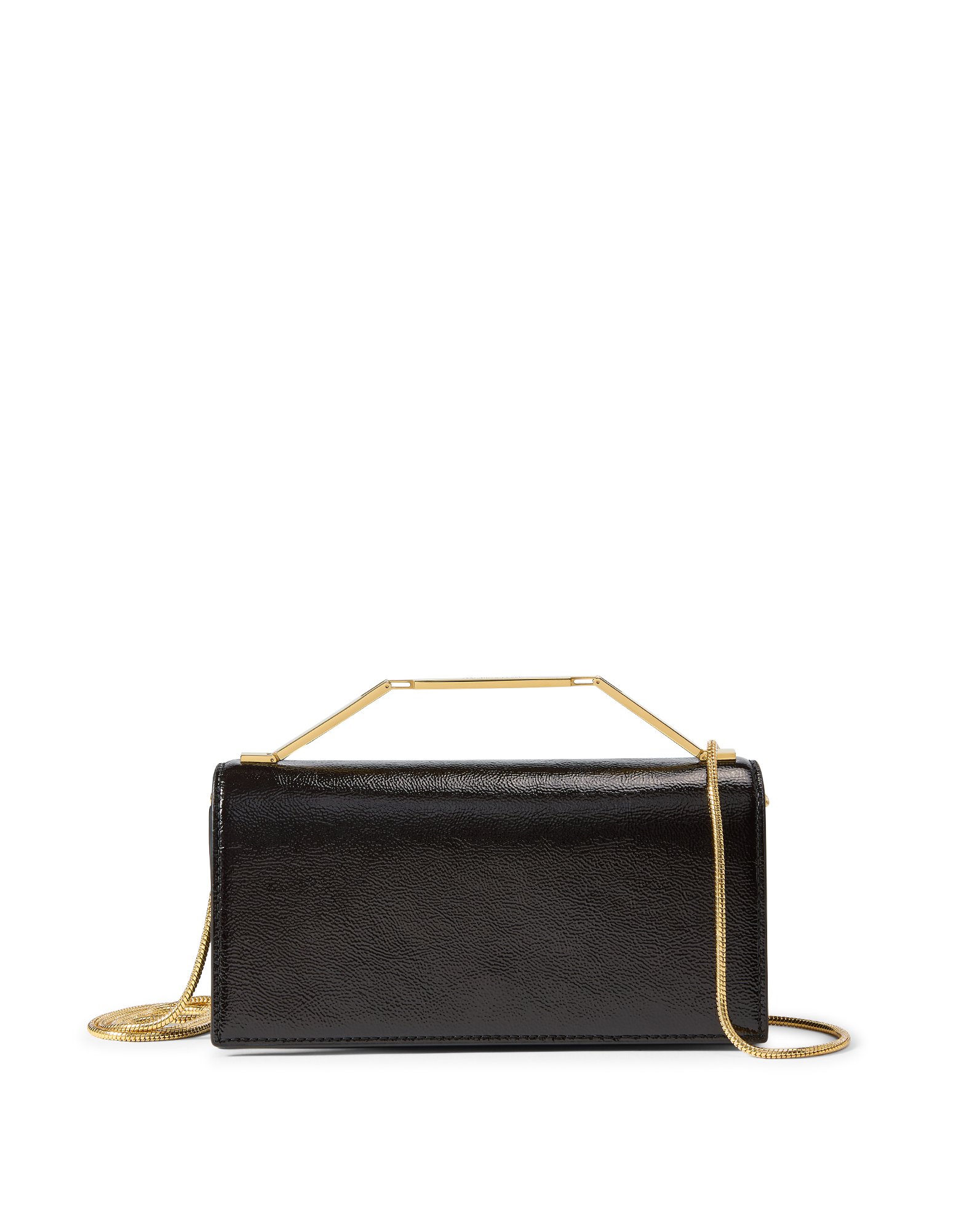 Barre Leather Clutch in Black