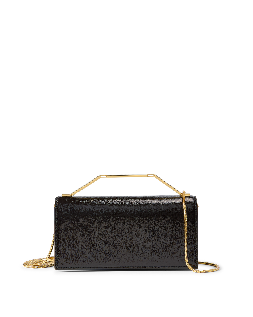 Barre Leather Clutch in Black