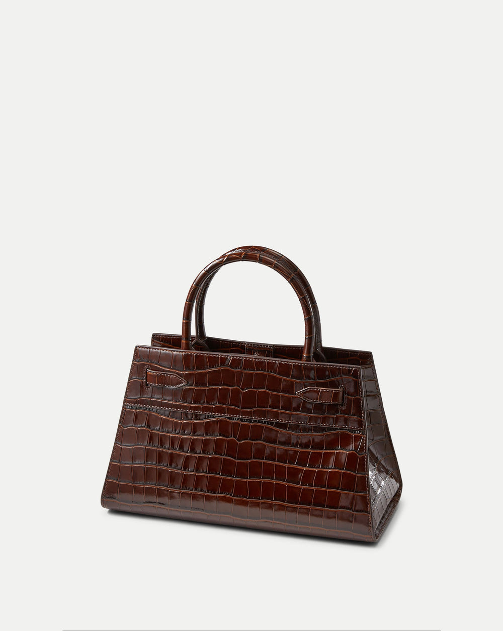 Veronica Beard Dash Bag in Brown Chestnut