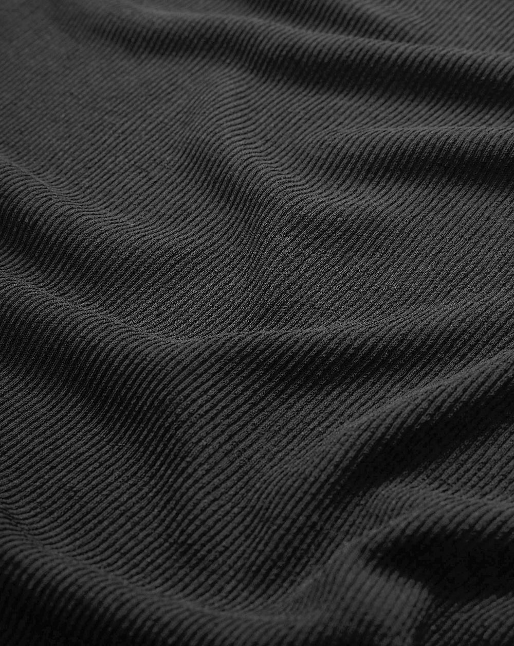 Wyeth Ribbed Turtleneck Top in Black