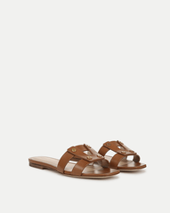 Via Slide Sandal in Honey