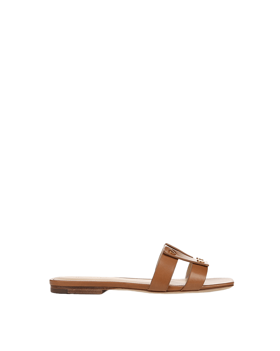 Via Slide Sandal in Honey