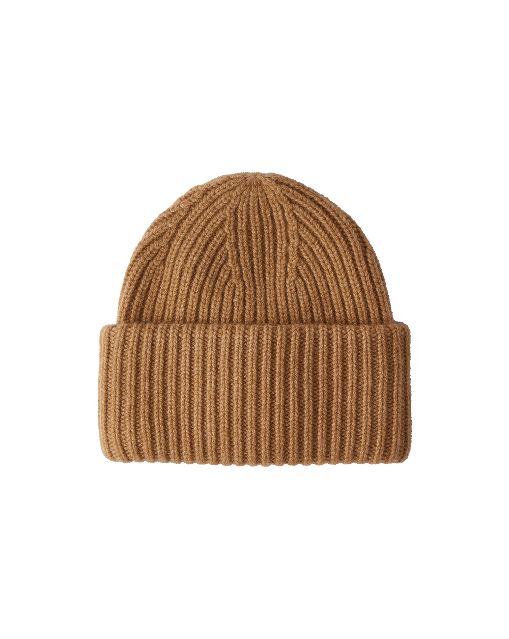 Wool-Cashmere Beanie in Dark Acorn