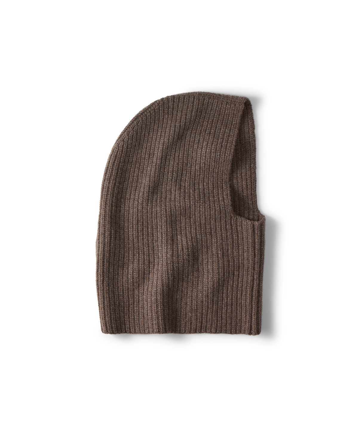 Wool-Cashmere Snood in Heather Dark Umber