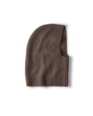 Wool-Cashmere Snood in Heather Dark Umber