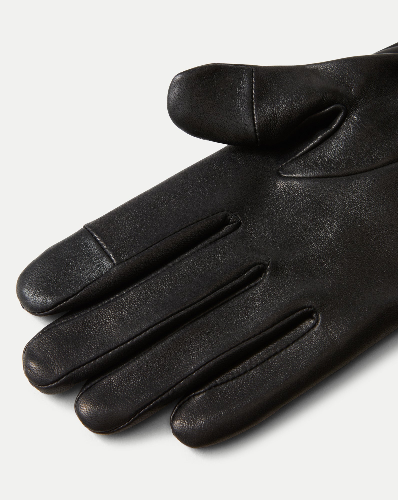 Celia Bague Glove in Black Lambskin