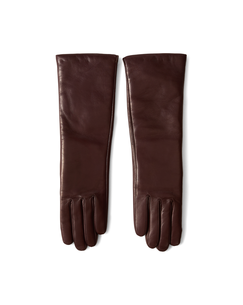Celia Leather Glove in Dark Brown Raisin