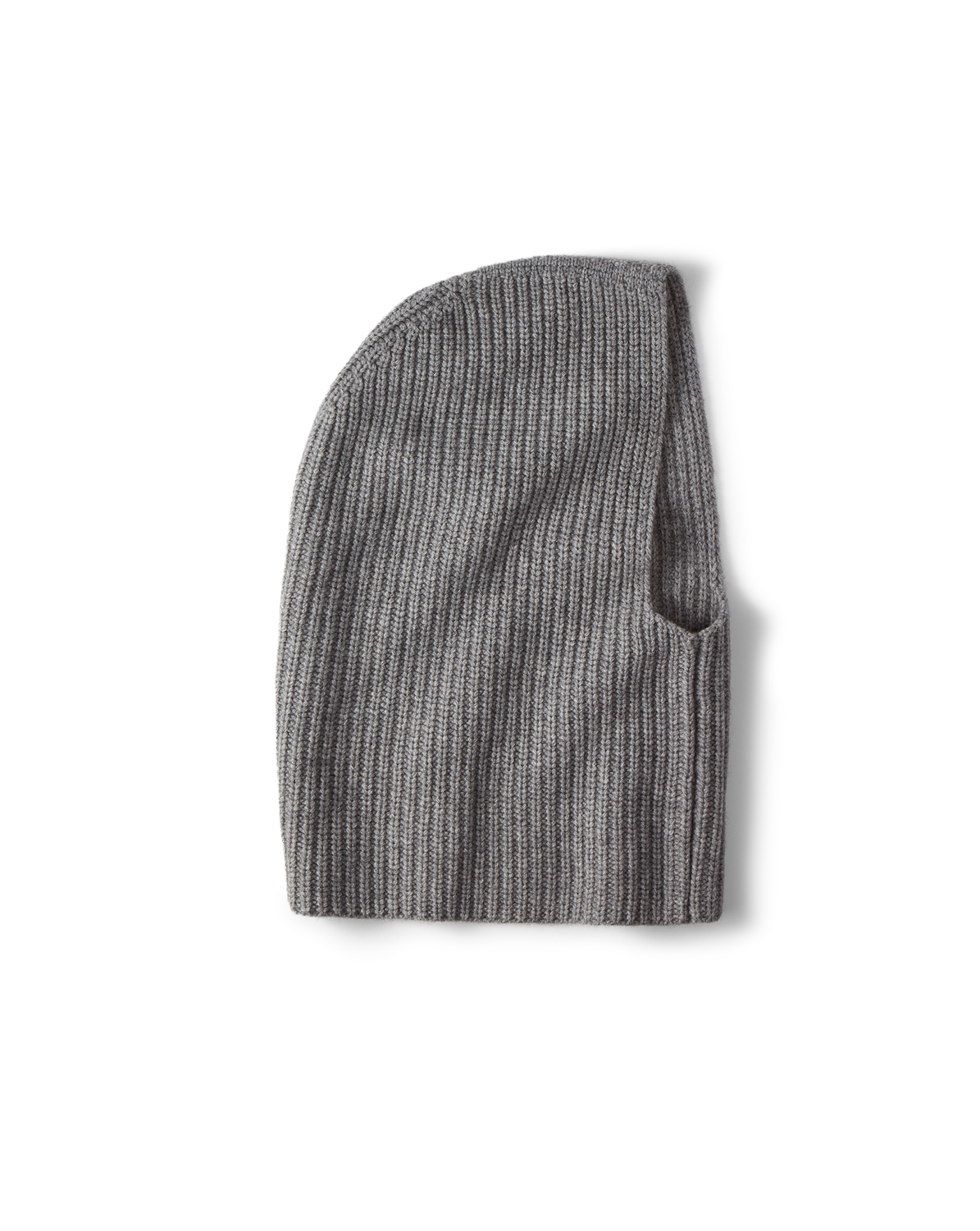 Wool-Cashmere Snood in Medium Heather Grey