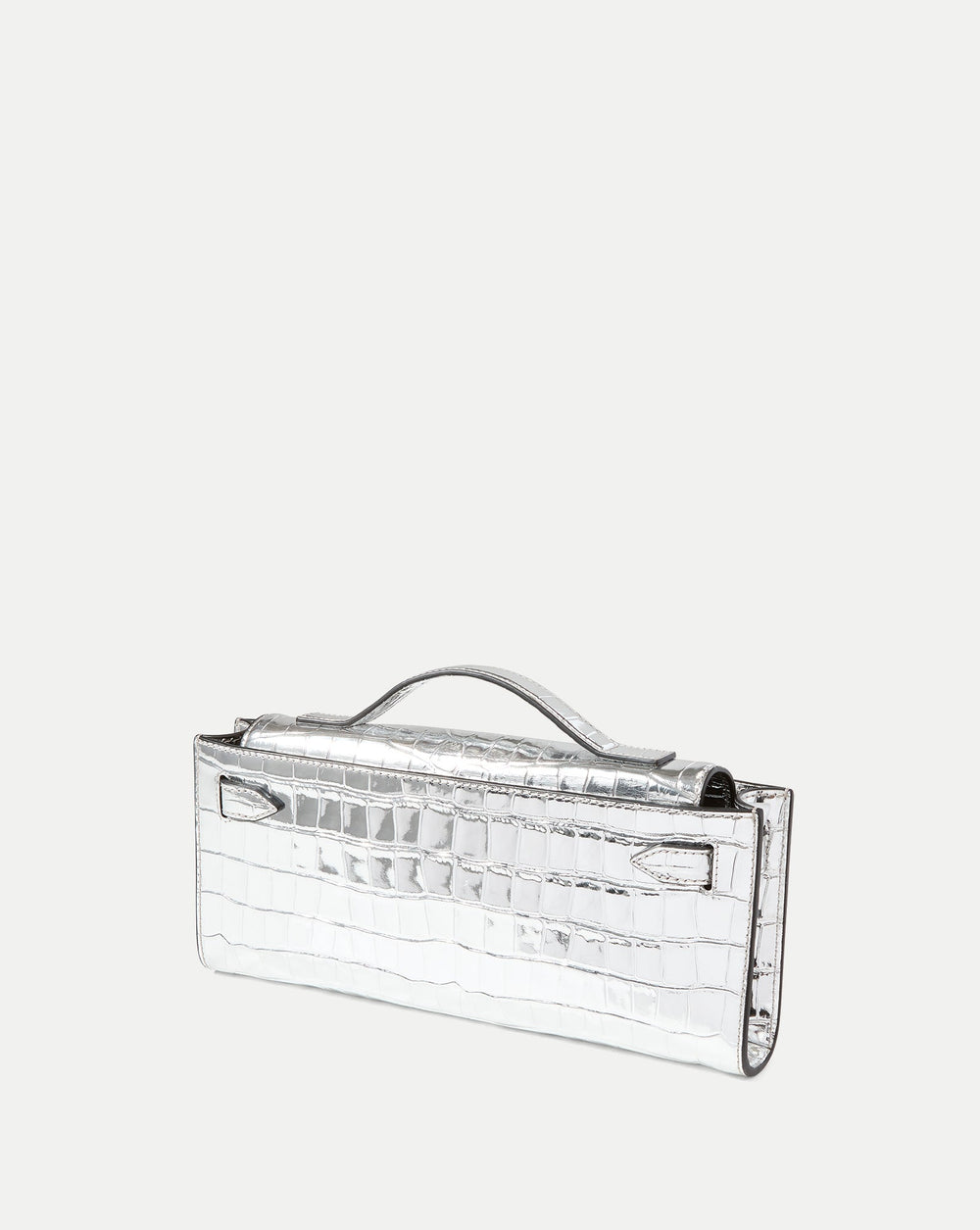 Veronica Beard Dash Clutch in Silver