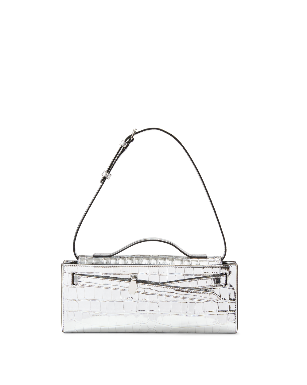 Veronica Beard Dash Clutch in Silver