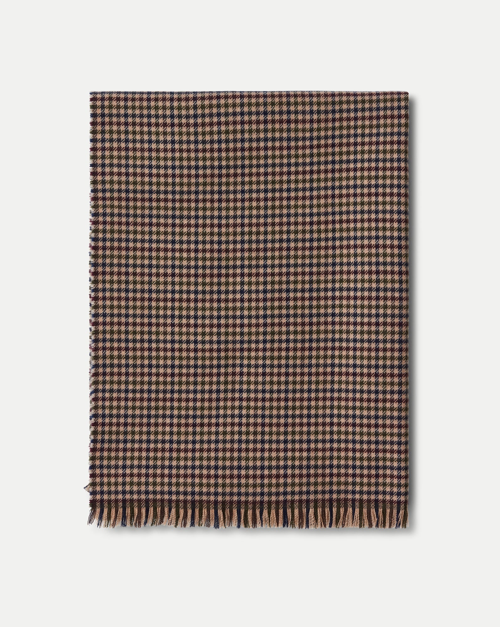 Veronica Beard Wool Scarf in Navy Multi