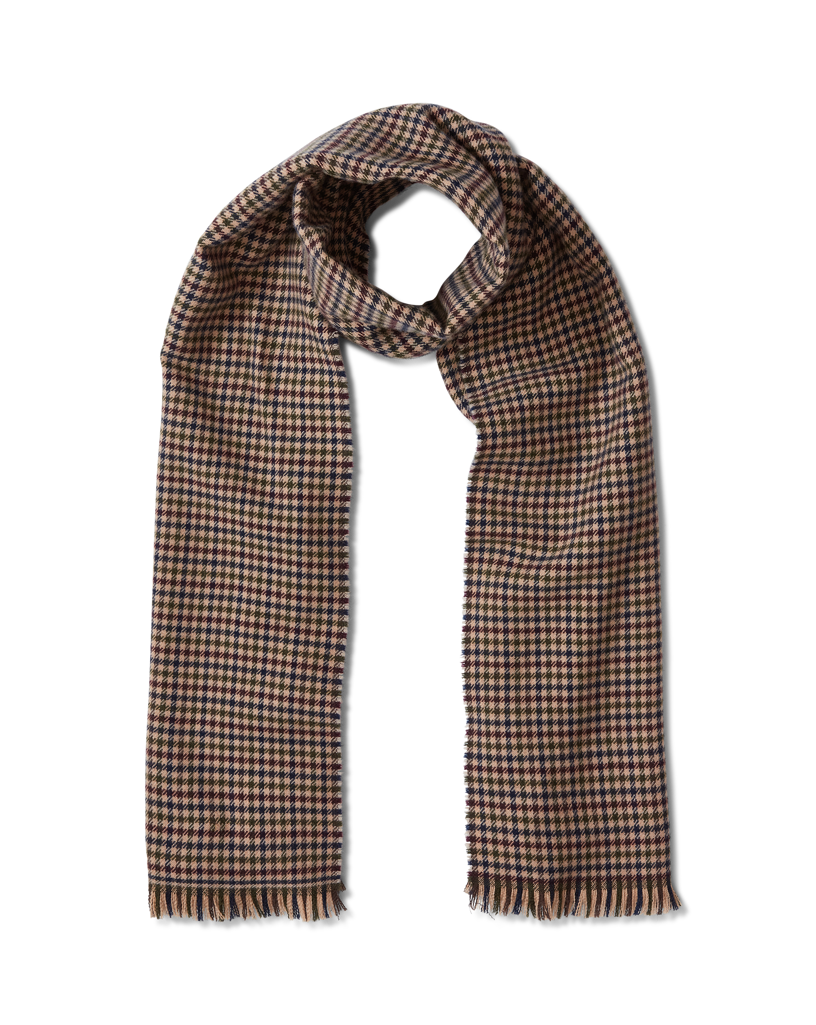 Veronica Beard Wool Scarf in Navy Multi