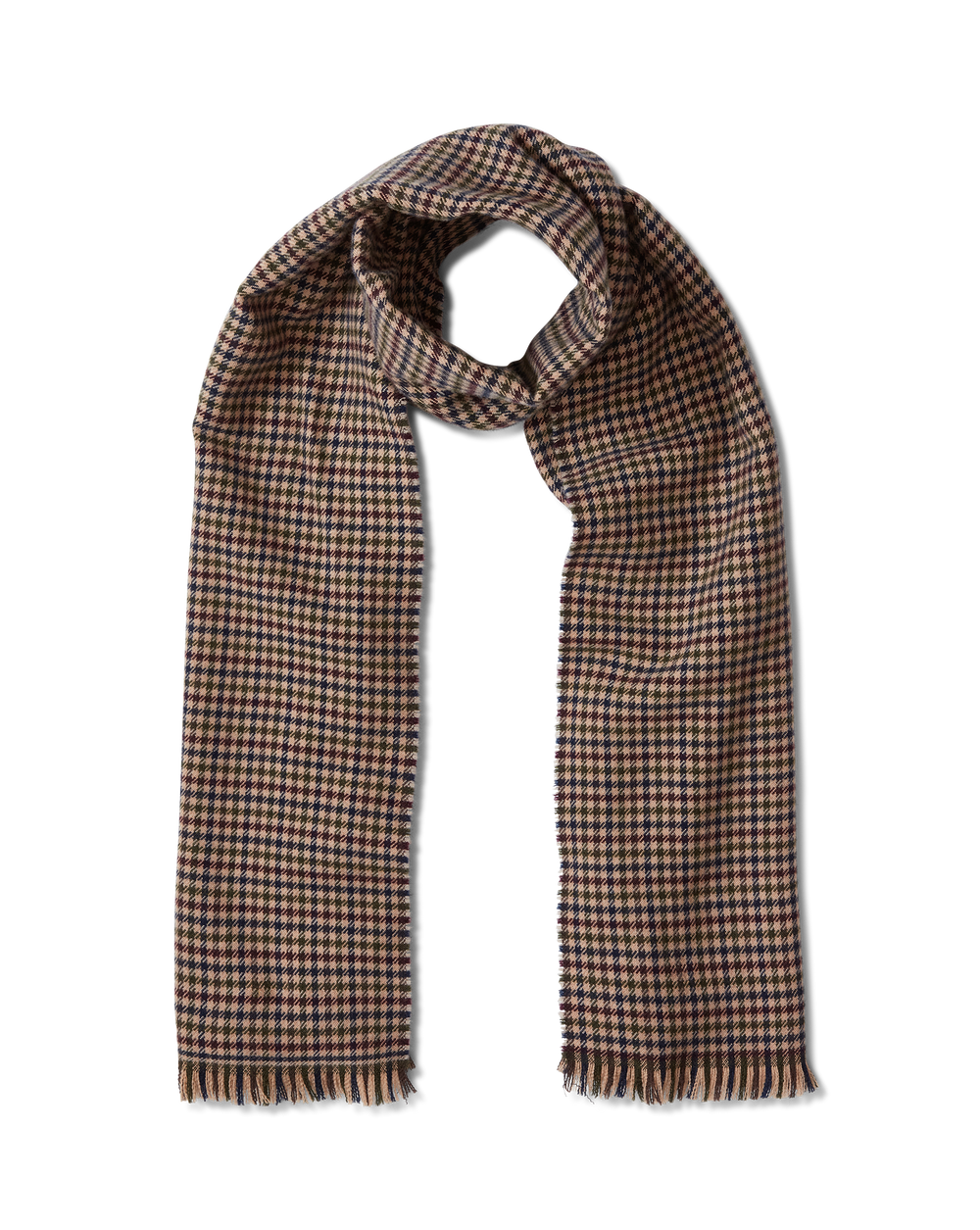 Veronica Beard Wool Scarf in Navy Multi