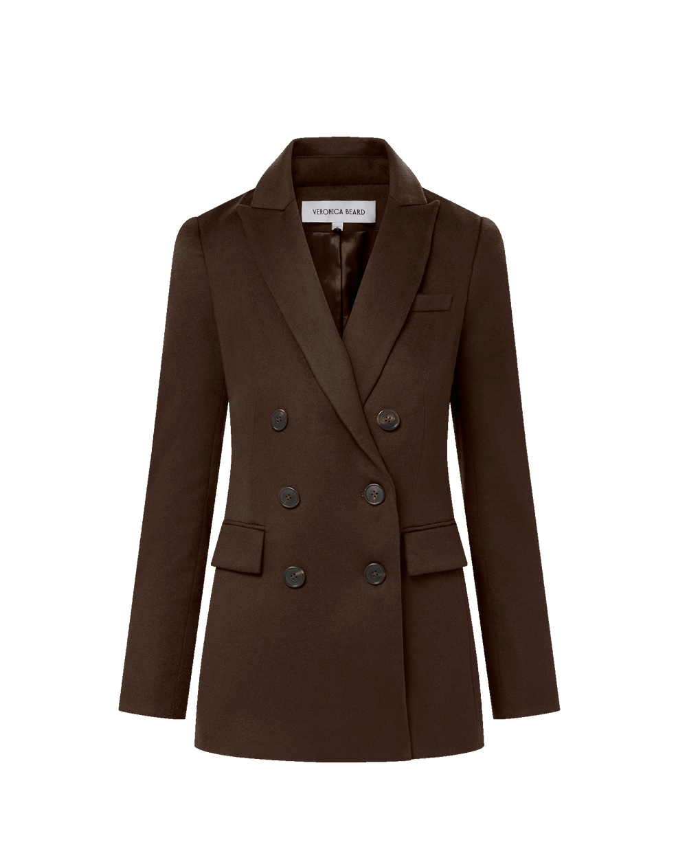 Ellette Cashmere Dickey Jacket in Dark Brown Chocolate
