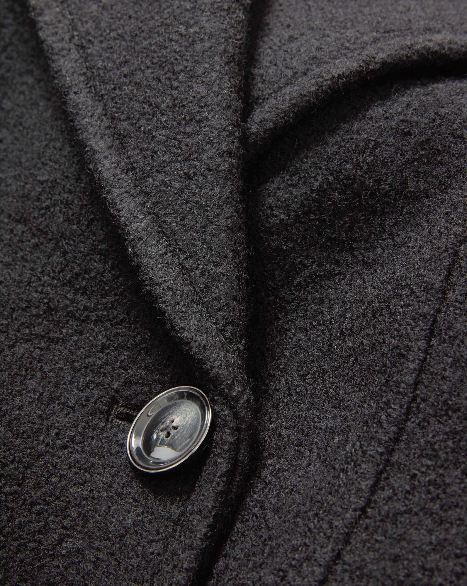 Duran Wool Coat in Black