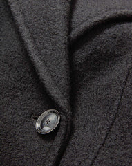 Duran Wool Coat in Black