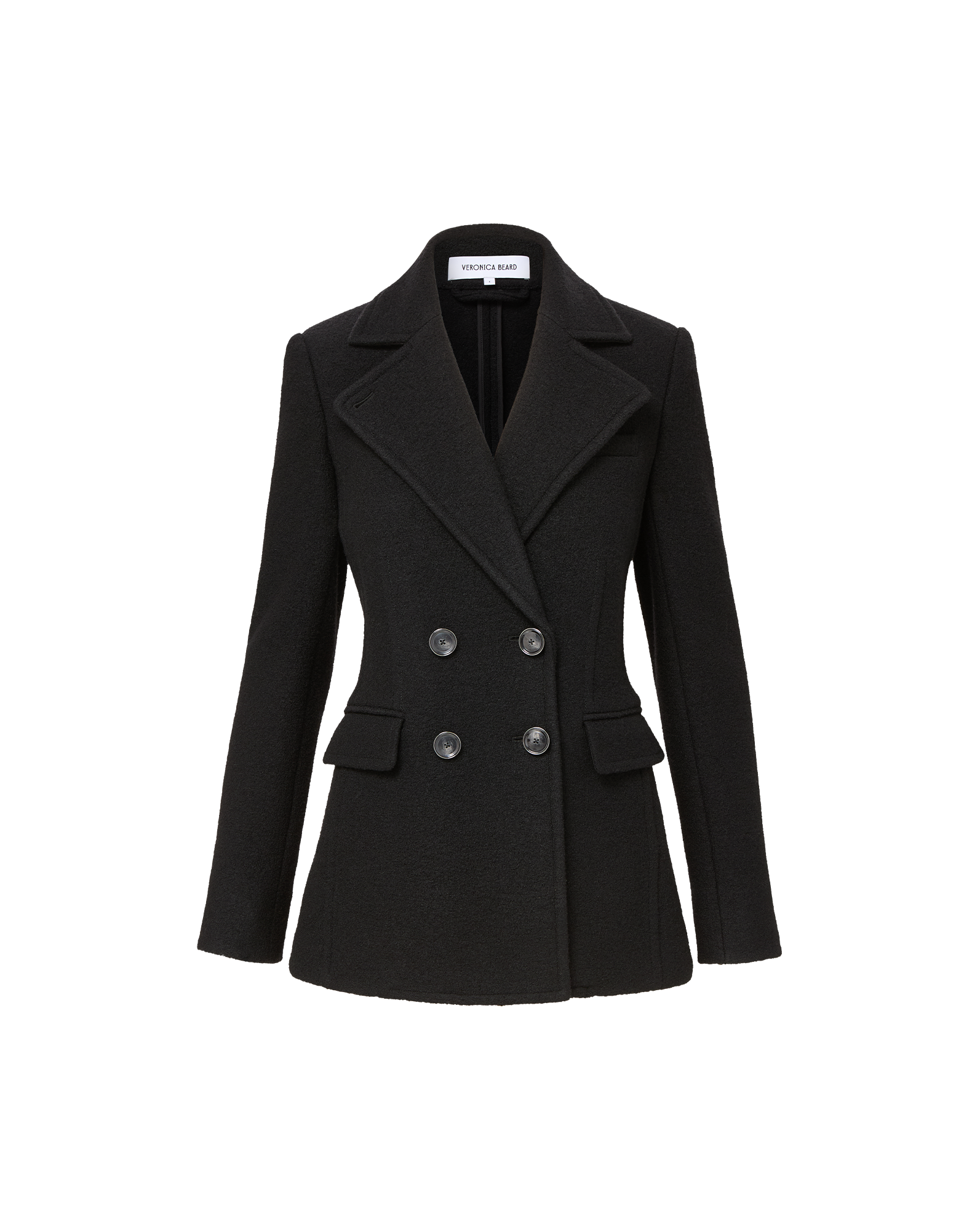 Duran Wool Coat in Black