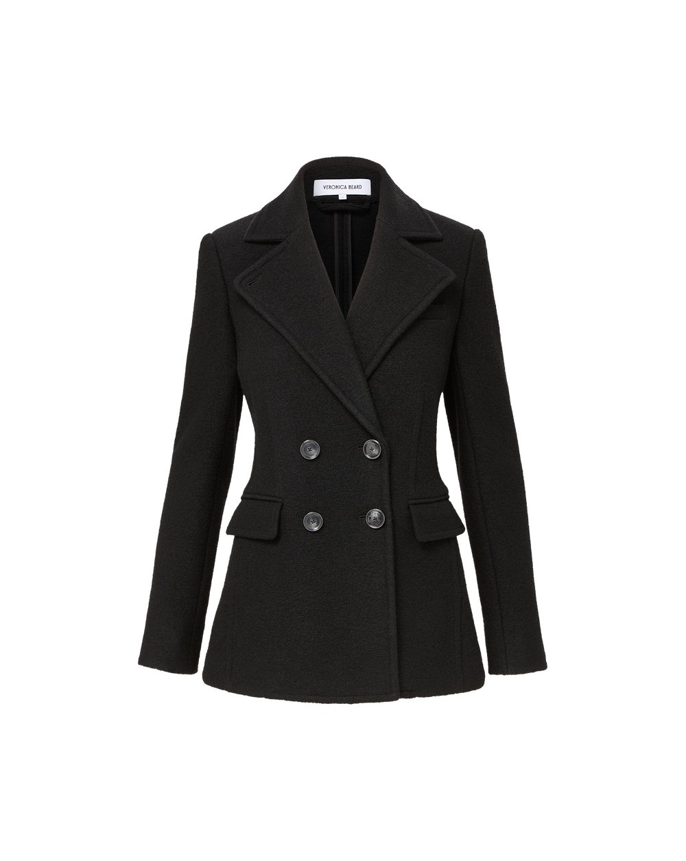 Duran Wool Coat in Black