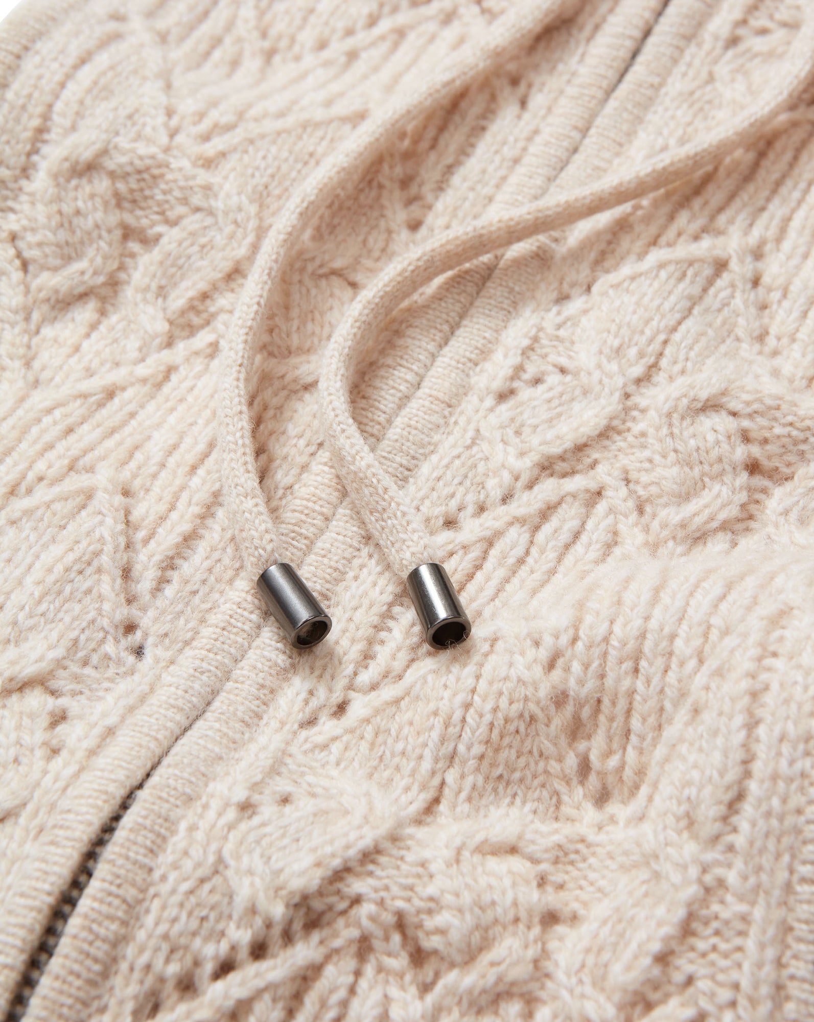 Orine Contrast Hoodie Dickey in Mocha/Heathered Sand