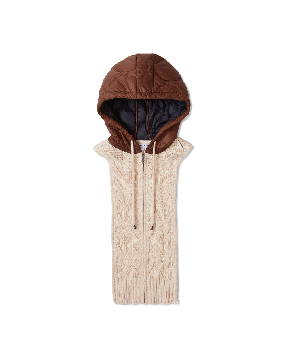 Orine Contrast Hoodie Dickey in Mocha/Heathered Sand