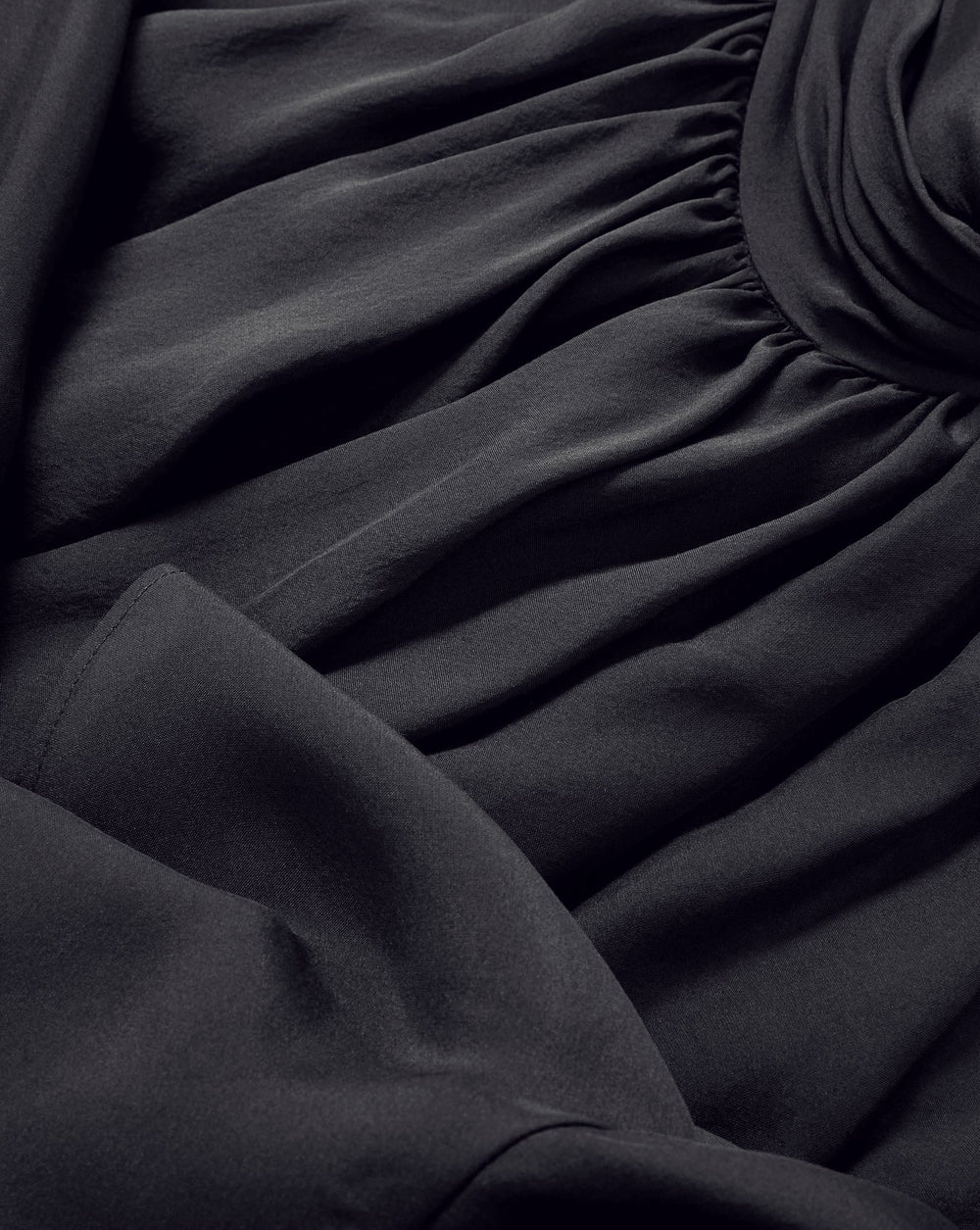 Adlington Silk Mini Dress in Black