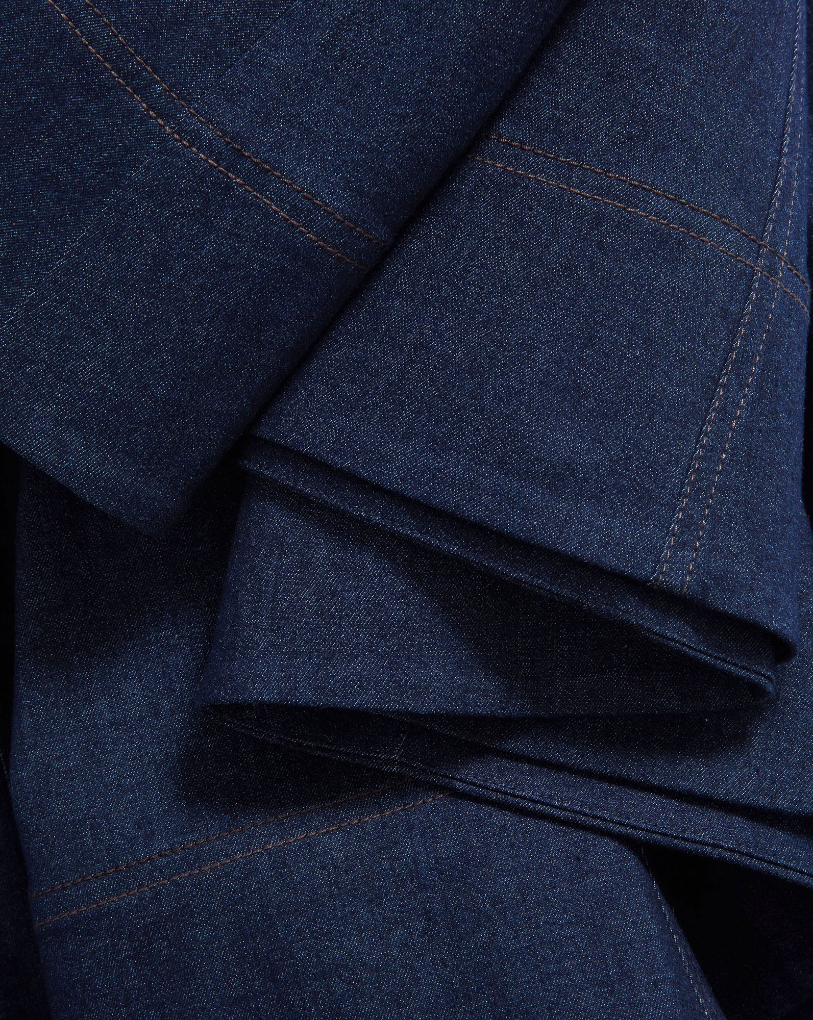 Dulce Denim Midi Dress in Midnight Wash