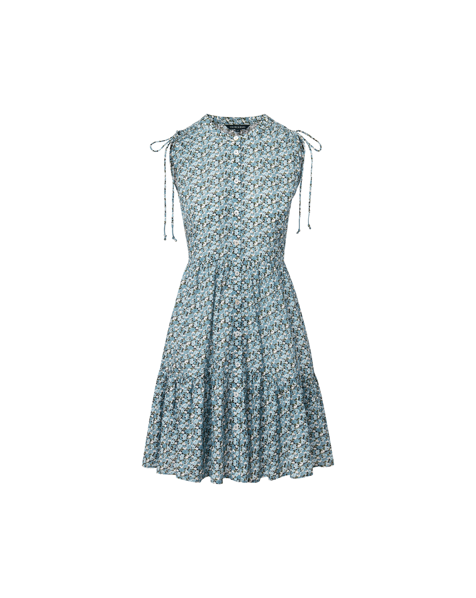 Yulianna Floral Mini Dress in Lake Mist Multi