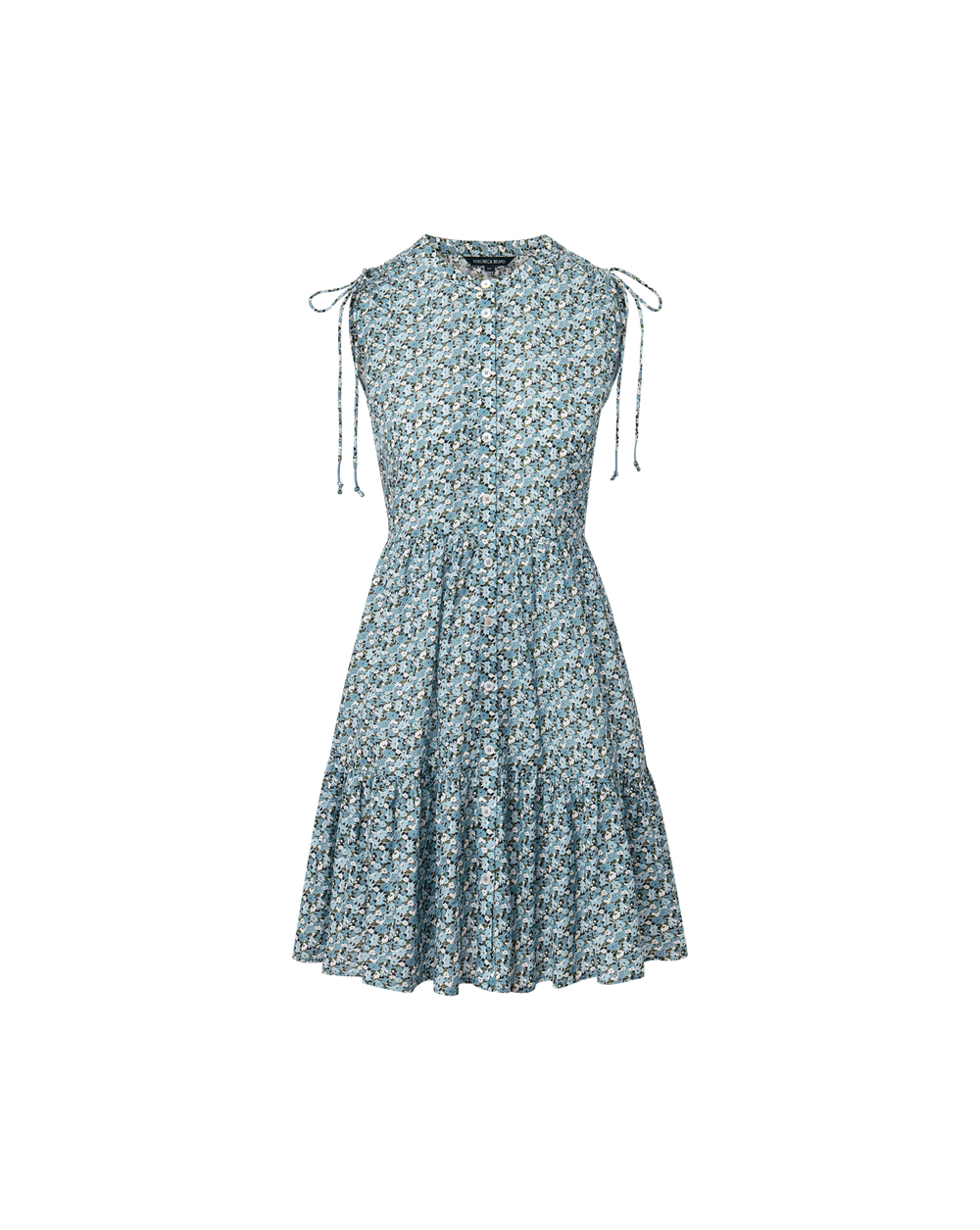 Yulianna Floral Mini Dress in Lake Mist Multi