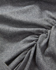 Theodora Wool Midi Dress in Medium Heather Grey