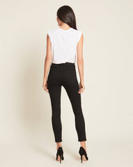 Debbie Ankle Crop Skinny Jean in Onyx