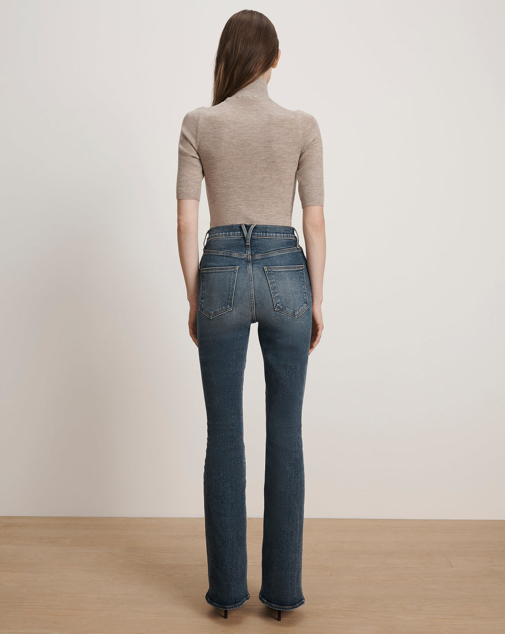 Alastair Merino Wool Pullover in Oatmeal Melange
