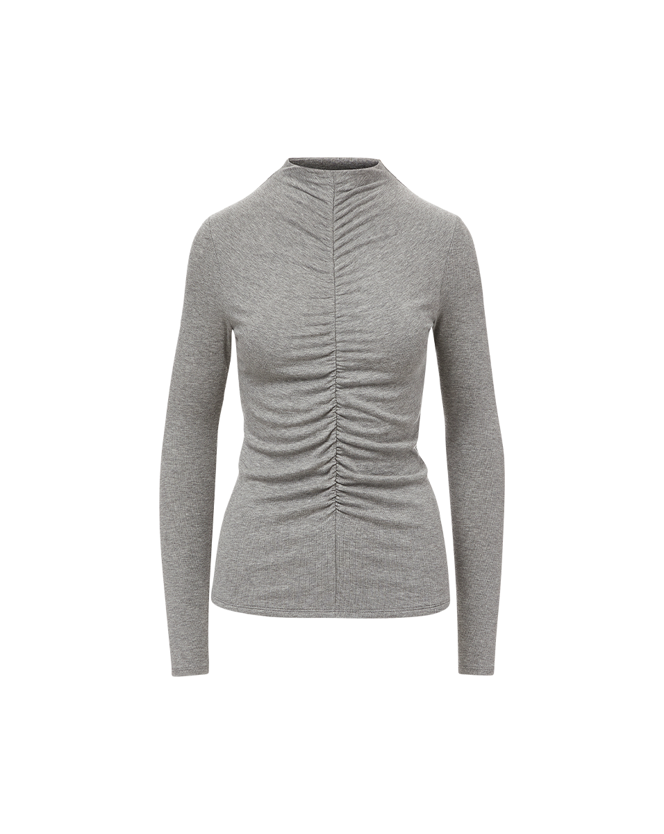 Theresa Ruched Turtleneck