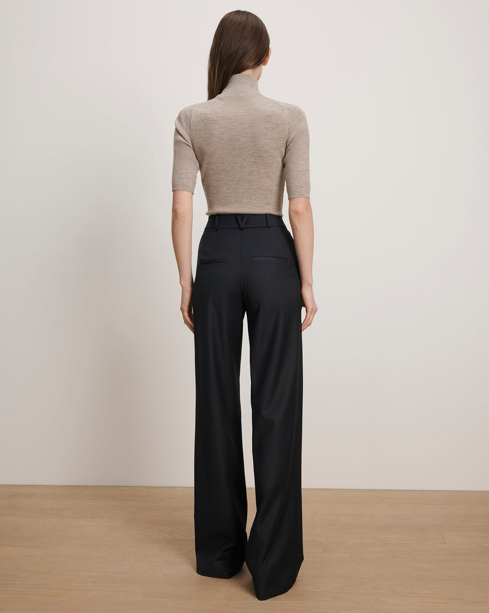 Eaton Wide-Leg Pant in Navy