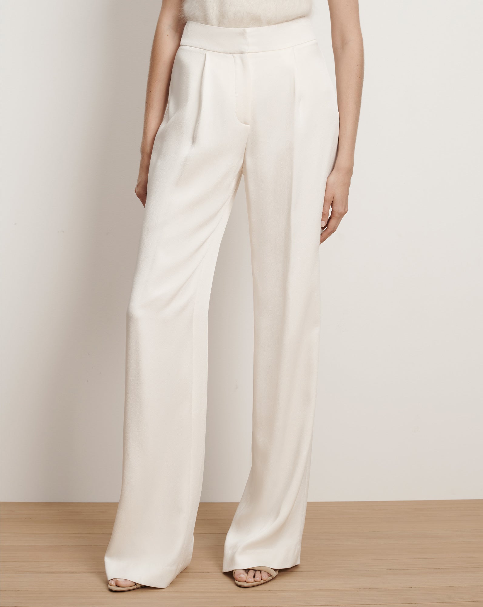 Robinne Wide-Leg Pant in Off-White Dove