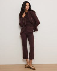 Arte Kick-Flare Pant in Maroon Dark Currant