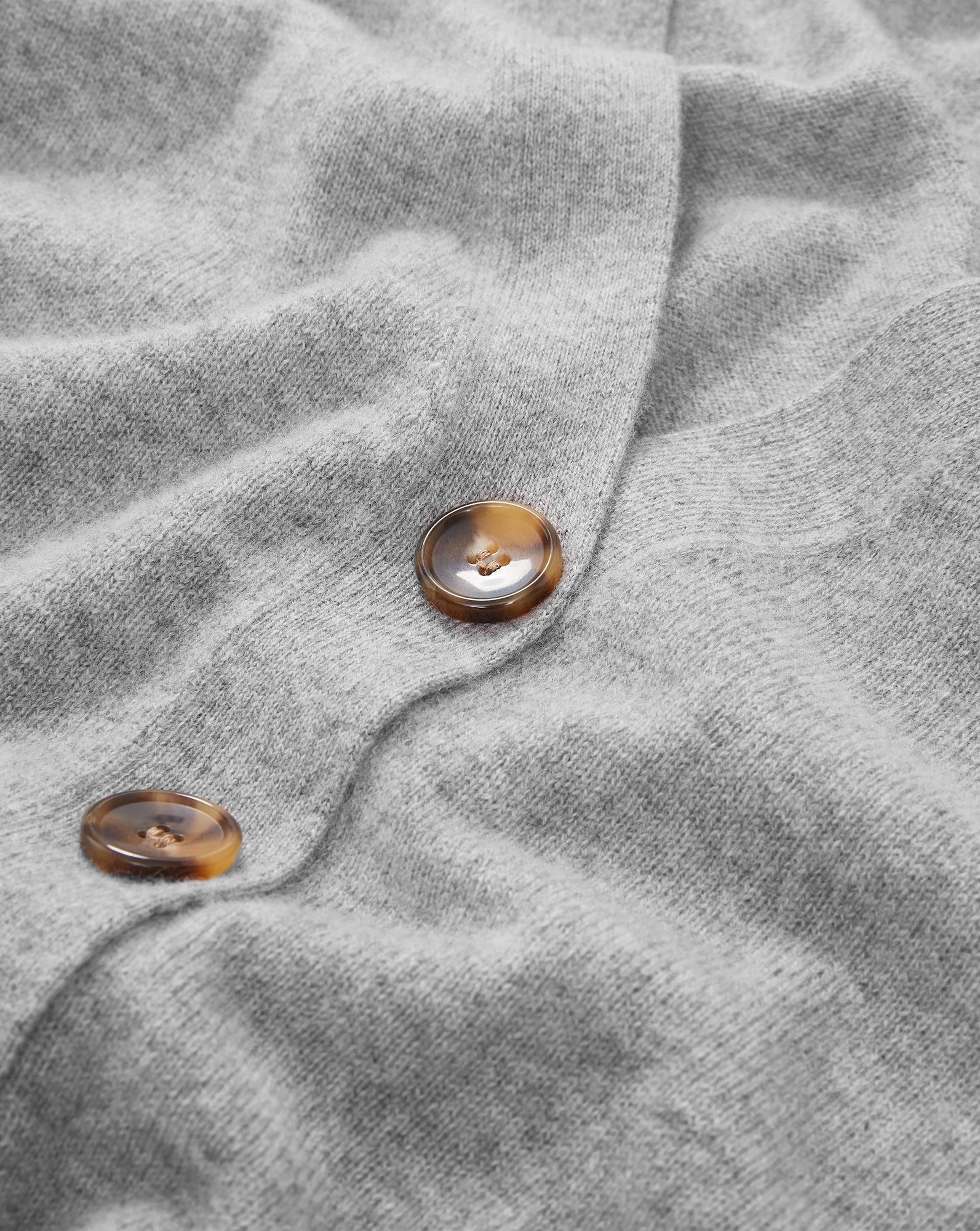 Solene Cashmere Cardigan in Heather Grey