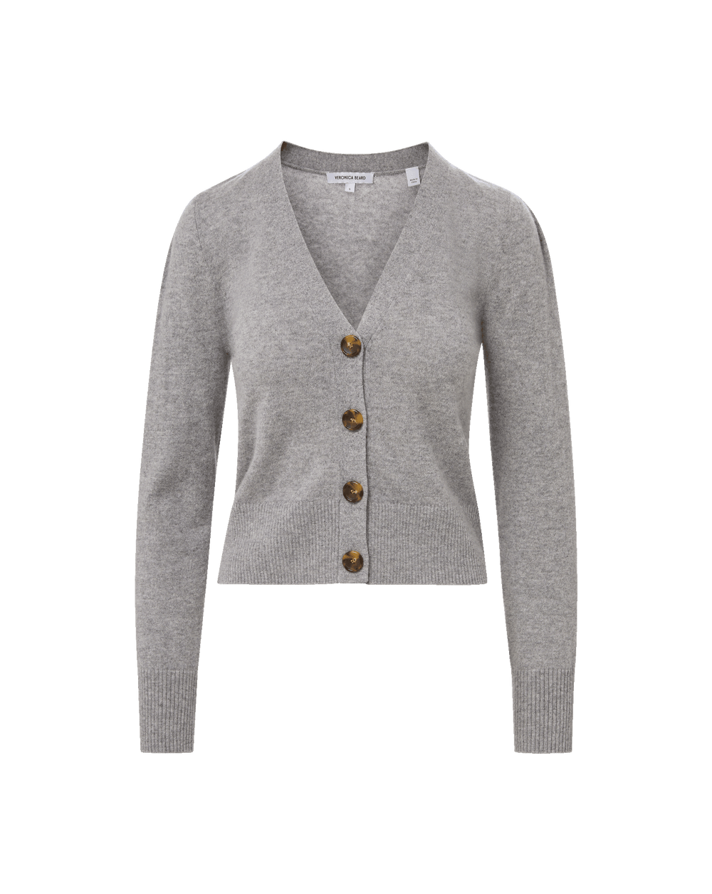 Solene Cashmere Cardigan in Heather Grey
