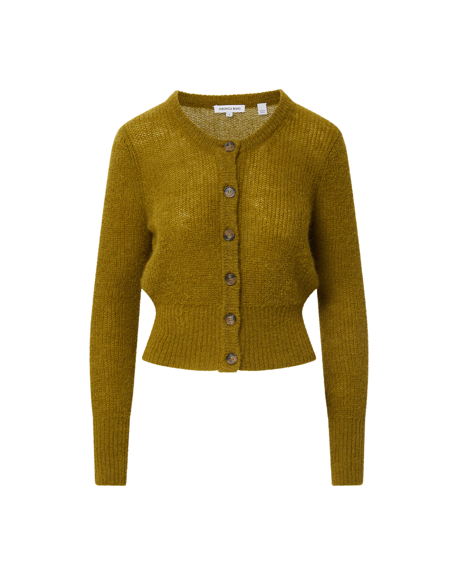 Gilmour Mohair Cardigan in Moss Green