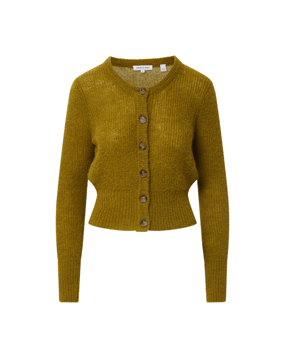 Gilmour Mohair Cardigan in Moss Green